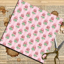 1set Vintage Floral & Plant Printed Scrapbooking Creative Material Paper For Diy Crafts, Office Supplies, Student Learning, Party Decorations & Favors Back To School