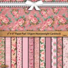1set Vintage Floral & Plant Printed Scrapbooking Creative Material Paper For Diy Crafts, Office Supplies, Student Learning, Party Decorations & Favors Back To School