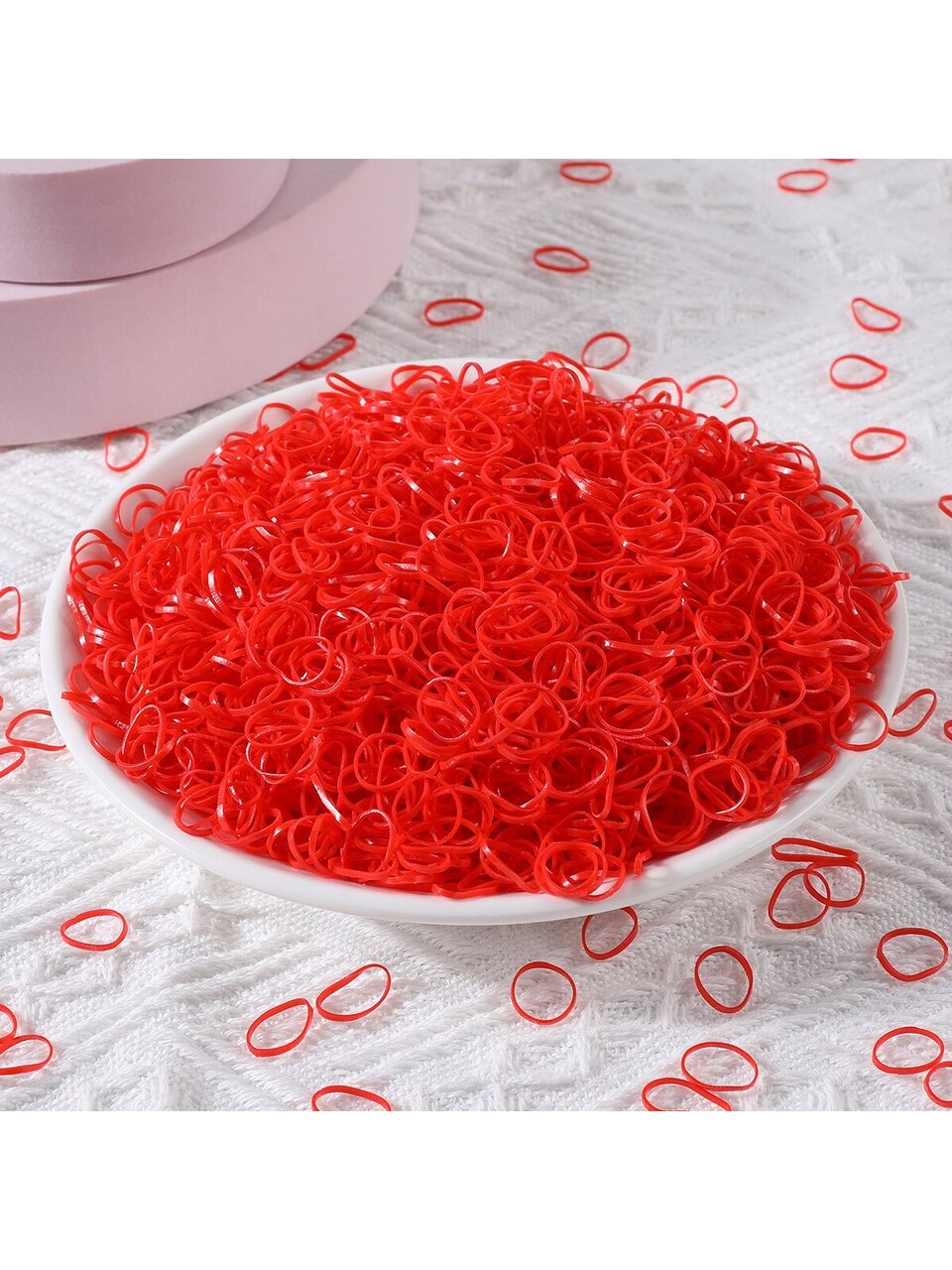 500pcs Girls Mini Disposable Hair Ties, Soft Elastic Hair Bands For Ponytail, Daily Use Hair Accessories