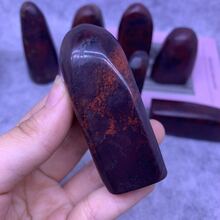 Sello De Piedra De Sangre De Pollo - Rojo - Ver 3