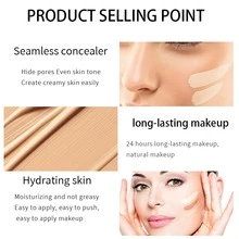 30ML control de aceite & Corrector Base de maquillaje líquida , natural cobertura , de larga duración , adecuado para uso diario - 01 - Ver 4