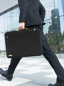 TECOOL Black Laptop Sleeve With Handle, Laptop Bag Compatible With 13-16 Inch And Chromebook, Shock-Proof And Water-Resistant - Black - View 10