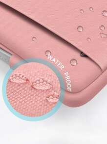 Étui de protection pour ordinateur portable avec poignée, sac compatible avec MacBook 13-16 pouces, Chromebook, antichoc, étanche, étui de protection pour ordinateur portable, rose