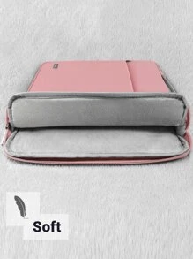 Étui de protection pour ordinateur portable avec poignée, sac compatible avec MacBook 13-16 pouces, Chromebook, antichoc, étanche, étui de protection pour ordinateur portable, rose