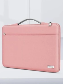 Étui de protection pour ordinateur portable avec poignée, sac compatible avec MacBook 13-16 pouces, Chromebook, antichoc, étanche, étui de protection pour ordinateur portable, rose