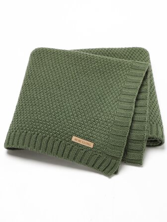 1 件简单婴儿襁褓毯，适合所有季节、携带和午睡爱情人节