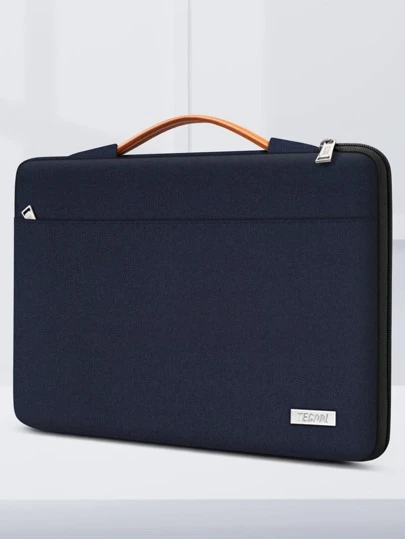 TECOOL 蓝色笔记本电脑保护套，带提手，兼容12.3-16英寸笔记本电脑、MacBook和Chromebook，防震防水