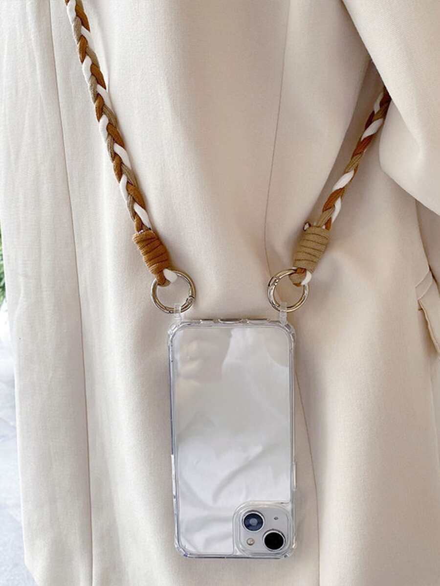 Clear Phone Case With Lanyard - Multicolor - View 1