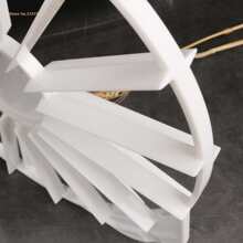 Cortador de porciones para Tartas, marcador redondo para pastel porciones igual, 14/16 piezas rebanadas - Blanco - Ver 3