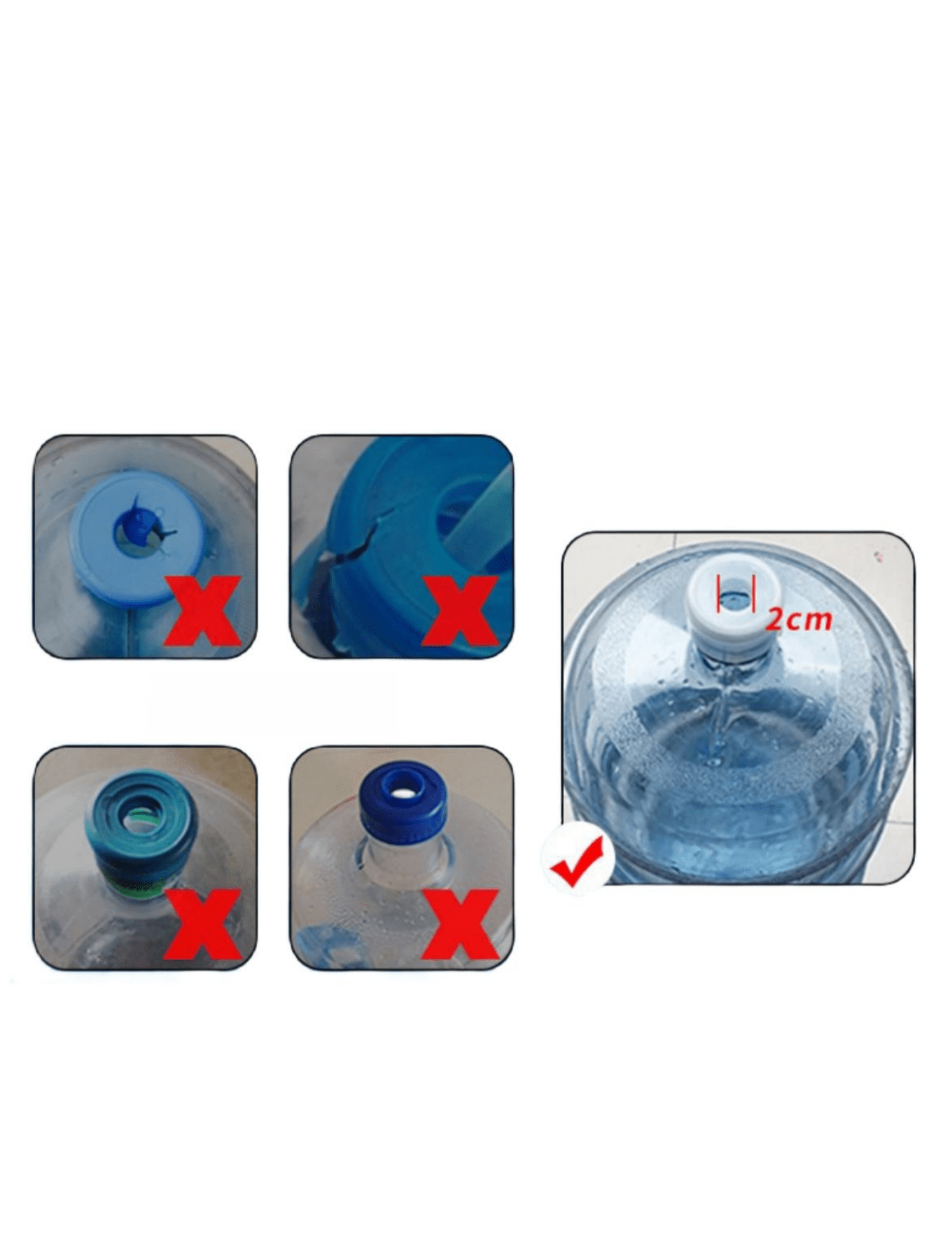 Water Bottle Pump, Manual Drinking 5 Gallon Water Pump, Fits for Most 5