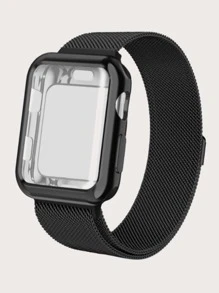 Vỏ đồng hồ & miếng dán bảo vệ màn hình Hộp đựng đồng hồ - màu đen - Xem 2