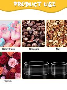 1 Pieza Soporte De Pastel De Acrílico Transparente Para Decoración De Pasteles - transparente - Ver 7