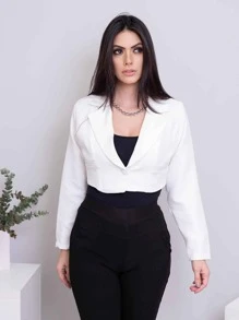 Women Blazers - trắng - Xem 3