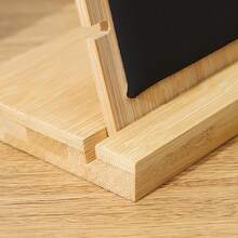 1pc Bamboo & Wood Jewelry Display Stand For Necklaces, Bracelets, Pendants, Ideal For Live Streaming Room, Jewelry Counter, Dressing Table Decoration - Black - View 9