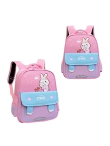 Mochila para kinder preescolar impermeable y gran capacidad - Rosa Fucsia - Ver 2