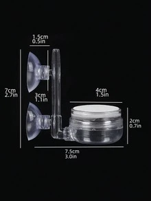 1 件装塑料水族箱空气盘增氧器、可拆卸气石增氧器、水族箱和鱼类用品、鱼缸和配件 - 彩色 - 查看 8