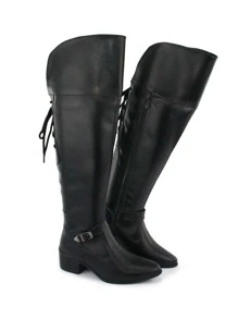 Women Fashion Boots - 黑色 - 查看 3