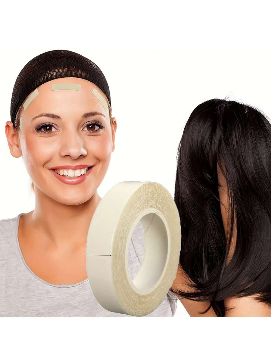 1cm超強粘力髮片 - 白色 - 查看 1