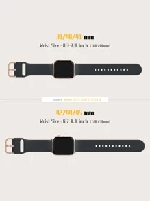 Sport Band Compatible With Apple Watch Apple Watch Bands 38mm 40mm 41mm 42mm 44mm 45mm 49mm Men Women, Soft Silicone Strap Wristbands Compatible With Apple Watch Series 9/8/7/6/5/4/3/2/1/SE/Ultra As A Gift For Students Returning To School