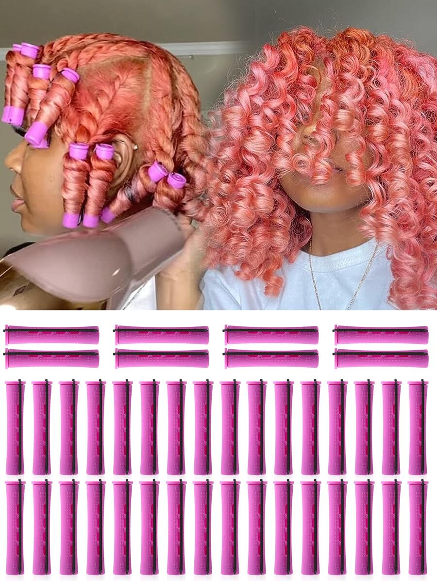 40 pezzi Set di bigodini per permanente - Crea onde e ricci naturali con 4 misure di bigodini - Perfetto per acconciature e styling fai-da-te di capelli lunghi, medi e corti (Viola), Accessori per capelli, Prodotti per capelli e accessori per parrucchiere, salone di bellezza, Ritorno a scuola, Articoli essenziali per viaggi e vacanze, Accessori per capelli da donna, Spazzola per capelli lisci, Accessori per barbiere, Asciugacapelli, Accessori per capelli, Spazzola per capelli, Barbiere, Accessori per barbiere, Attrezzatura per parrucchiere, Acconciatura, Parrucchiere, Capelli, Prodotti per capelli, Accessori per capelli, Roba per capelli, Barbiere, Accessori per barbiere, Barberia, Attrezzatura per parrucchiere