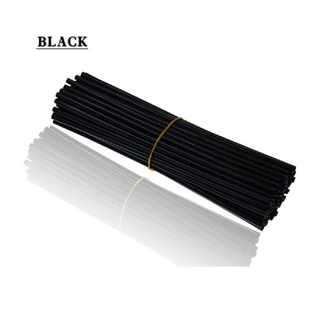 36 Piezas Protectores De Radios De Rueda De Llanta Negra, Envolturas Para Motocross A Prueba De Suciedad Para Ruedas Universales Para Motos De Tierra, Material: Pvc, Color Negro, Longitud: 170 Mm (6-3/4 Pulgadas), Cantidad: 36 Piezas, Ajuste Universal Para La Mayoría De Las Motos. No Solo Para K--tm 65 85 80 160 125 250 450 500 Exc Excf Exc F 125 250 450; Para Suzuki 125 250 450, K--tm 150 Kawasaki 500 Cr Yz Rm Kx Cr Para Cr Yz Rm Kx 80 125 250 450 500 Crf Yzf Rmz Kxf Para Cr Yz Rm Kx 85 Motocicletas 500 Crf Yzf Rmz Kxf