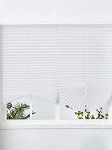 1pc Zebra Roller Blind For Room Darkening, French Doors, Kitchen, Bathroom Window Covering - White - View 7