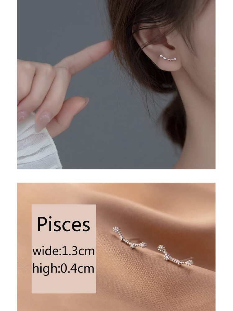   スターリングシルバー　ピアス Maison Margiela スターリングシルバー Double Curb Link ピアス