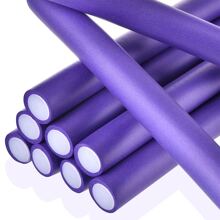 30pcs Flexi Hair Rollers With 1 Comb and 4 Clips, Soft Foam Heatless Hair Rods for Long Hair - Multicolor - View 3
