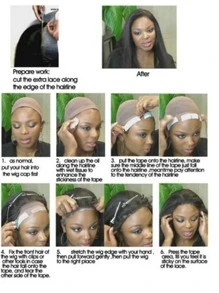 1cm超強粘力髮片 - 白色 - 查看 3