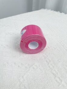 肌肉彈性繃帶,膝蓋和肘部支撐健身保護器材運動膠帶 - 粉色 - 查看 4