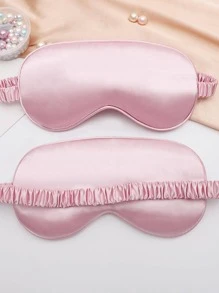1pc/2pcs/3pcs/4pcs/5pcs/10pcs/15pcs Blackout Sleep Eye Mask, Satin-Like Cooling Comfortable, Relieve Fatigue, Nap, Sleep, Back To School Supplies - water blue - View 11