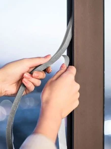 OFEIS 自黏式防風窗戶密封條,噪音隔離,門塞子,門下裝,海綿織帶