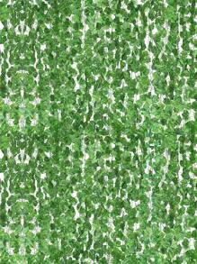 12/24入組人工綠色植物鏈牆掛葉子，適用於家居，花園，婚禮，常春藤花環裝飾花圈，假常春藤房間，臥室掛牆裝飾背景，森林主題派對，婚禮裝飾 - 綠色 - 查看 2