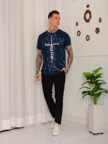 Men T-Shirts - Màu xanh hải quân - Xem 2