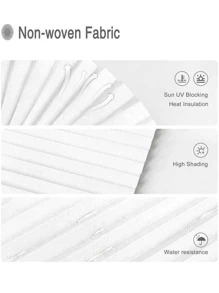 1pc Zebra Roller Blind For Room Darkening, French Doors, Kitchen, Bathroom Window Covering - White - View 4