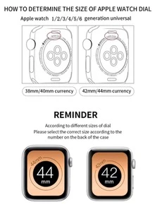 Vỏ đồng hồ & miếng dán bảo vệ màn hình Hộp đựng đồng hồ - Hoa hồng vàng - Xem 4