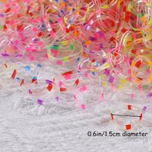 500Pcs Girls Colorful Mini Disposable Rubber Band Hair Ties Suitable For Daily Use - Multicolor - View 4