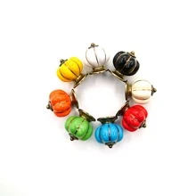 1pc Pumpkin-shaped Single Hole Drawer Knob/pull Handle, Suitable For Children's Room, Shoe Cabinet, Drawer, Wardrobe, Etc. - Beige - View 9