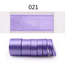 1 cuộn Màu thuần Xa ten Ruy băng Chất vải Lụa Ruy băng Hoàn hảo Đối với Thủ công mỹ nghệ , Nơ cột tóc Qủa tặng Dây Quấn Đối với Mỗi Lễ hội ( Tím Màu sắc ) - Màu tím - Xem 1