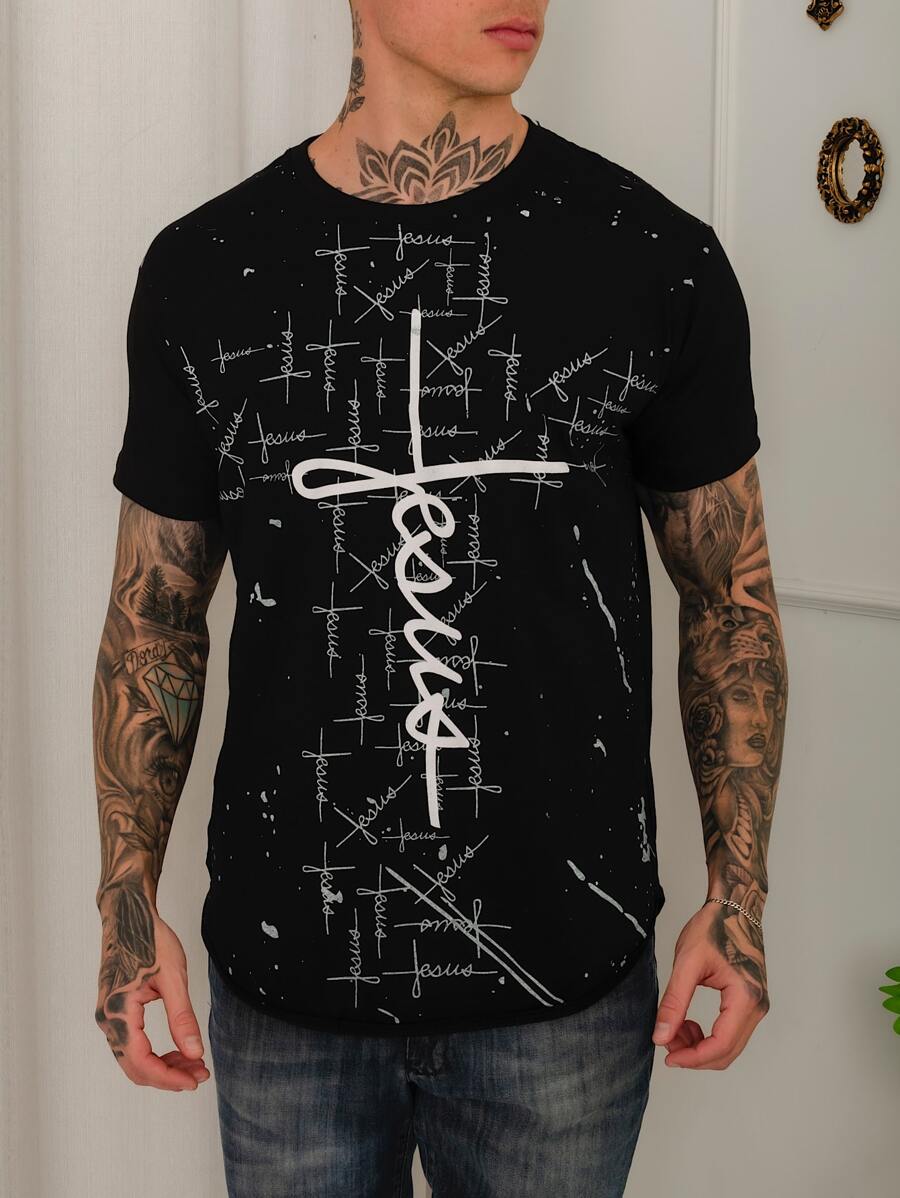 Men T-Shirts - Black - View 1
