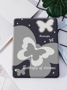 Butterfly Pattern Case Compatible With IPad 9th/8th/7th Generation,With Auto Wake/Sleep - Multicolor - View 2