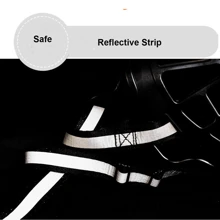 1 件可調式狗槍口咀嚼面罩透氣狗嘴槍口耐用堅固籃子防咬寵物槍口狗用品 - 黑色 - 查看 6