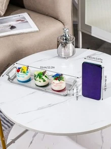 1 件带手柄的食品托盘圣诞礼物 - 銀色 - 查看 2