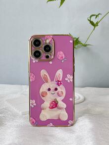 Carcasă de telefon cu iepure de desene animate - Violet - Vizualizare 5
