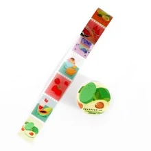 2pcs/set Creative Animal & Plant Decorative Sticker Washi Tape, Random Colors - Multicolor - View 3