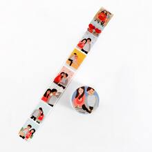 2pcs/set Creative Animal & Plant Decorative Sticker Washi Tape, Random Colors - Multicolor - View 2