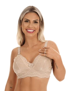 Maternity Sleepwear - 米色 - 查看 3