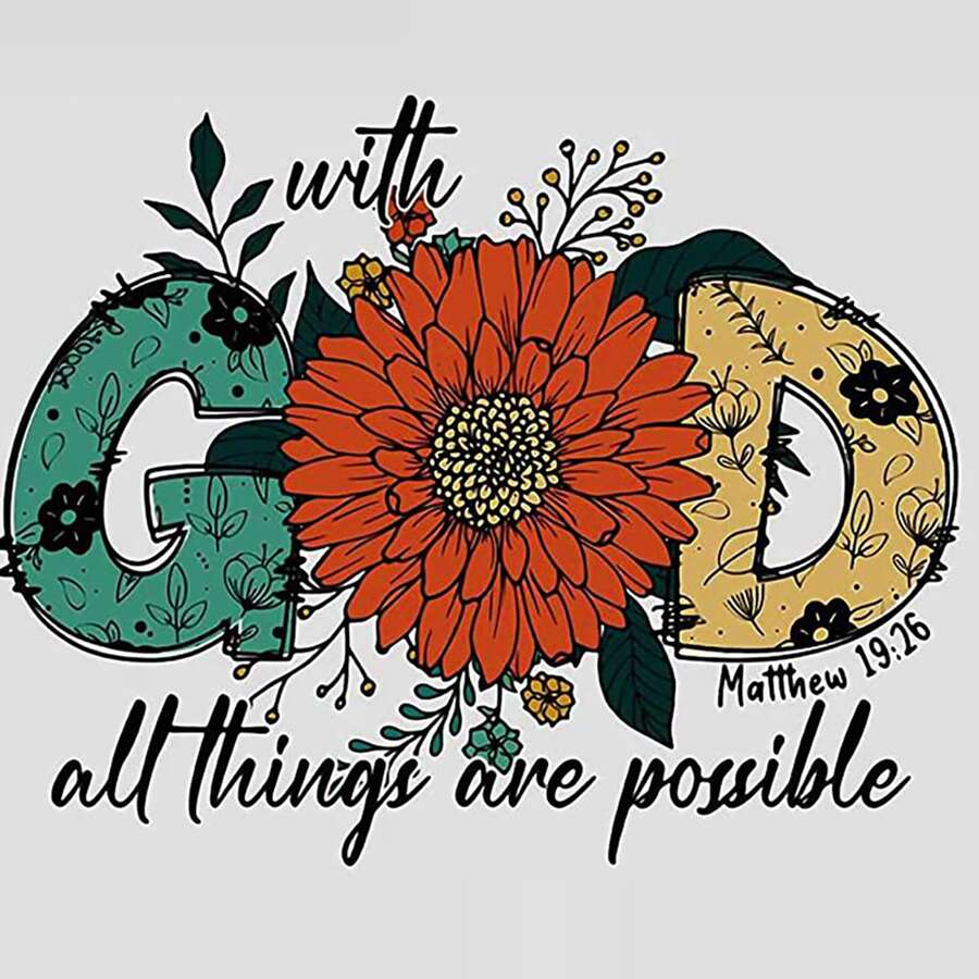 Iy熱壓貼紙補丁,適用於t恤和衣物,之美花紋熱轉印 T恤補丁 (ac-04-02) - 彩色 - 查看 1