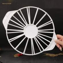 Cortador de porciones para Tartas, marcador redondo para pastel porciones igual, 14/16 piezas rebanadas - Blanco - Ver 5