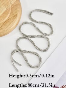 閃閃發光水鑽裝飾的,金屬亮絲適用於運動鞋和高跟鞋